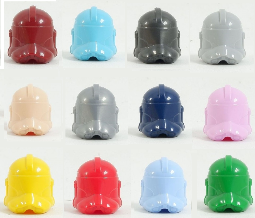 LEGO乐高 11217星战人仔配件克隆兵头盔多色正品塑料积木玩具男孩