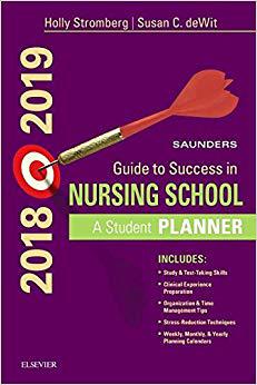 Saunders Guide to Success in Nursing School, 2018-2019  桑德斯护理指南