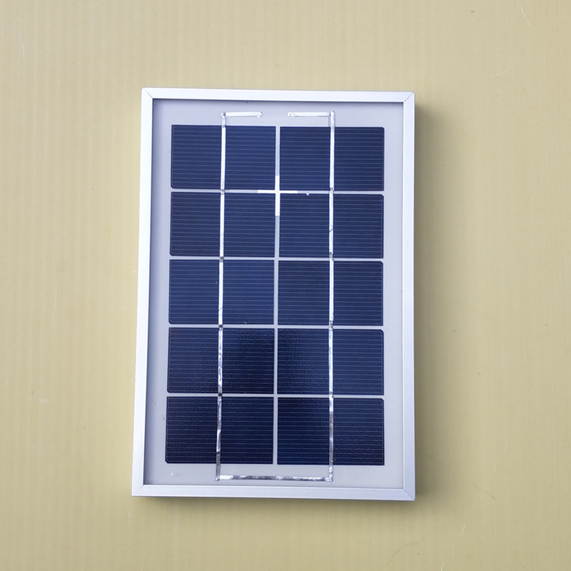 太阳能电池板3W5V6V充电3.2V3.7锂电池照明路灯组件光伏发电系统