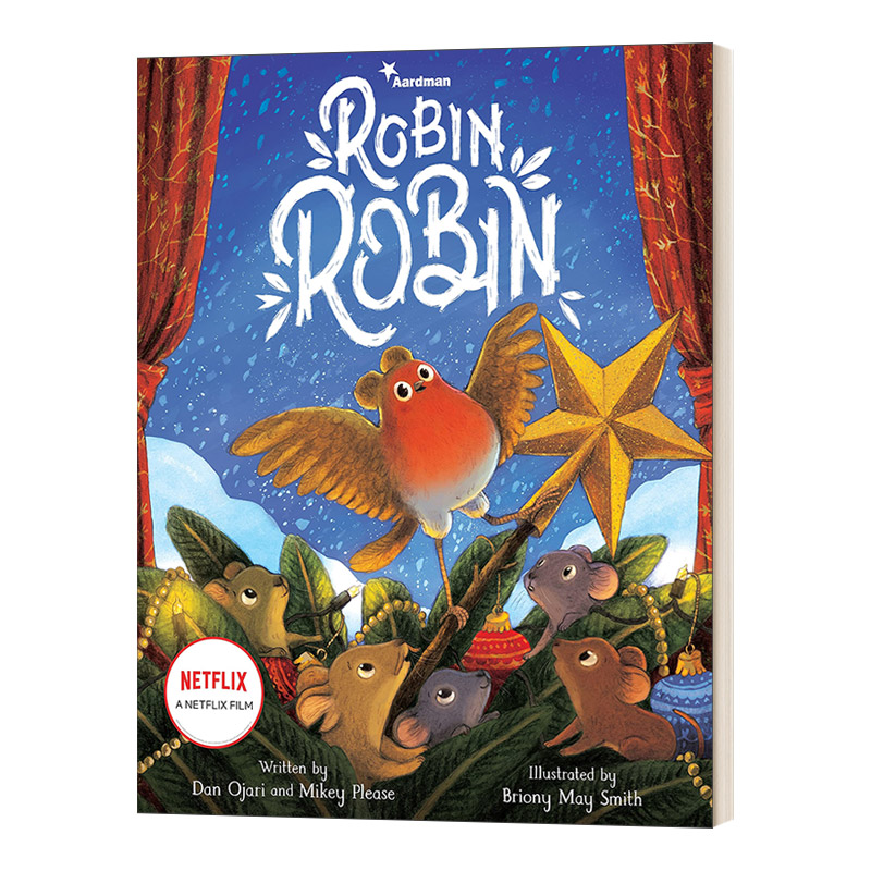 英文原版 Robin Robin 小鸟罗宾 Netflix网飞热播卡通动画剧集 精装 英文版 进口英语原版书籍儿童全英语书
