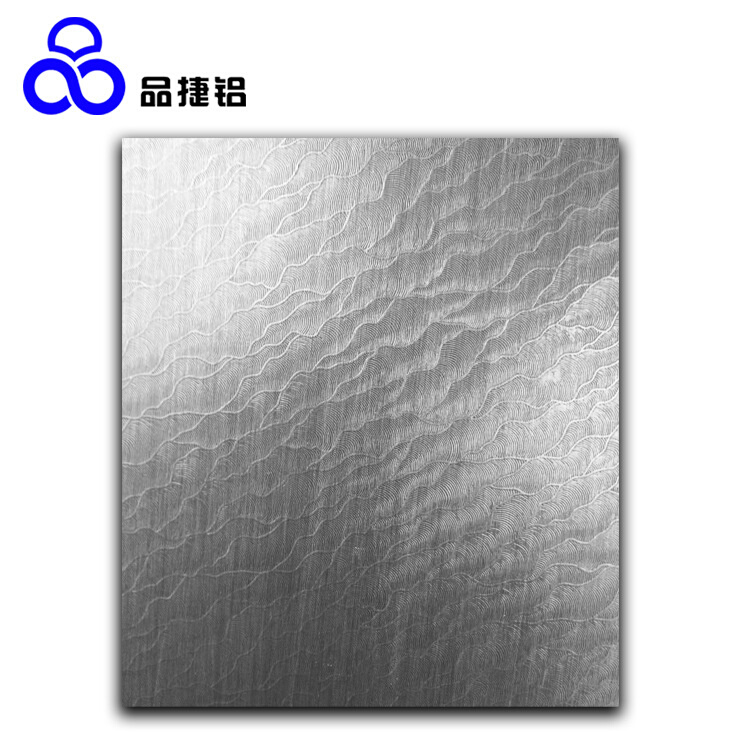 水波纹铝板 轧制不锈钢镜面水波纹板材 彩色辊涂压花装饰面板