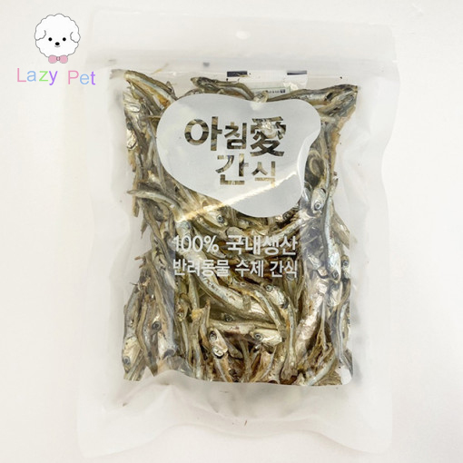 「Lazy Pet」韩国代购C&K宠物猫狗维持体重强骨骼无盐整条鳀鱼70g