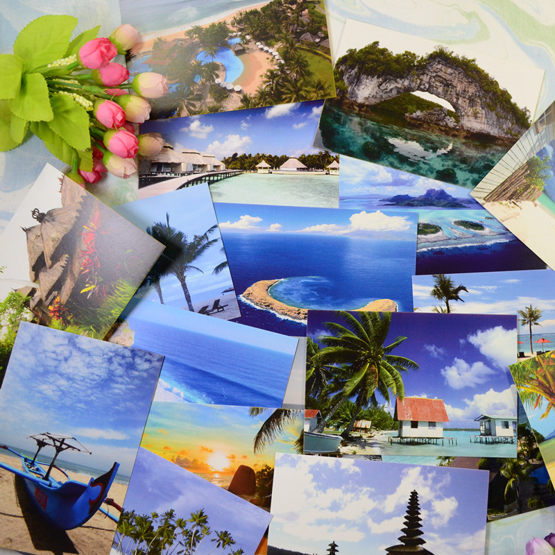 亚洲风景明信片 迪拜巴厘岛新加坡泰国印度马尔代夫海滨马来西亚