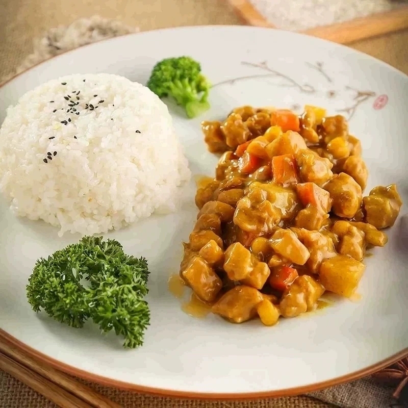 咖喱鸡肉220g料理包速食盖浇饭外卖快餐半成品预制菜日式咖喱鸡丁