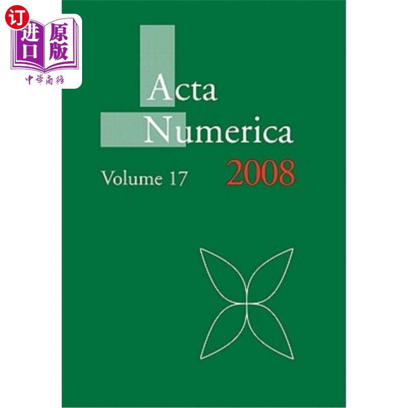 海外直订ACTA Numerica 2008: Volume 17 2008年数字学报：第17卷