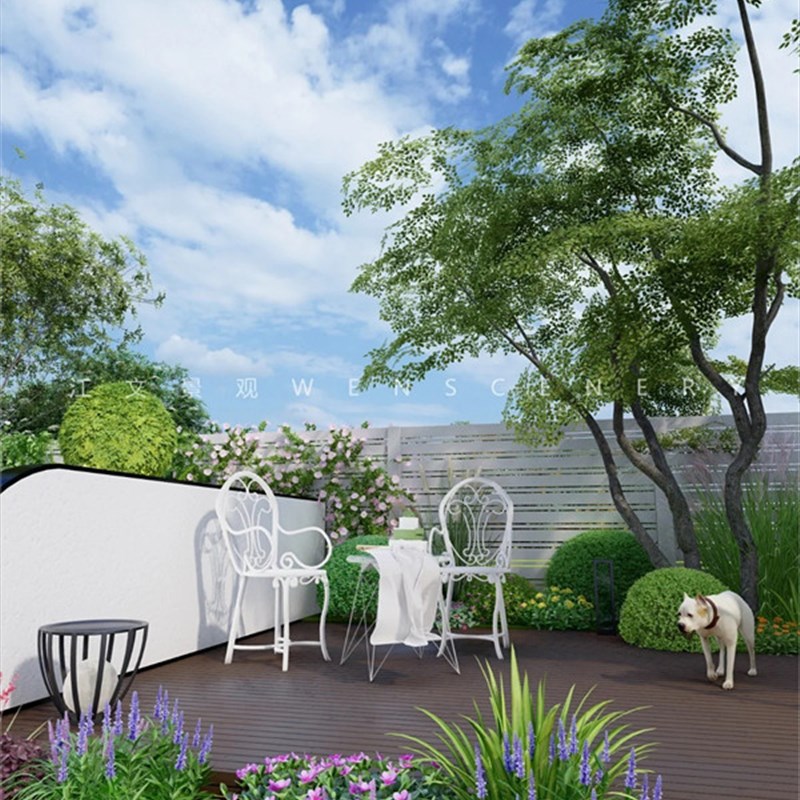 推荐庭院养护花园设计上门种植打理草坪打扫庭院 室外庭院各种盆