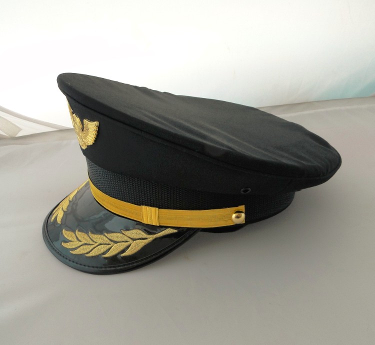 海航飞行员帽子大檐帽飞机大盖帽机师机长空少海南航空飞行学校