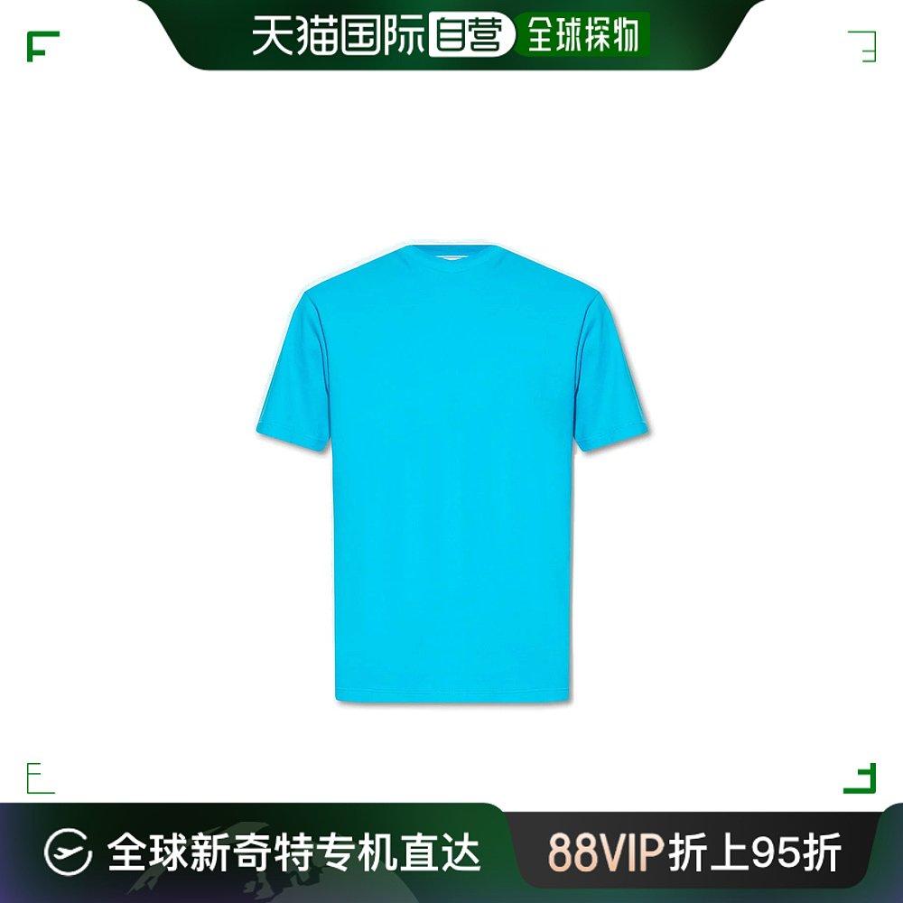 香港直邮OFF WHITE 蓝色女士T恤 OWAA049S23JER001-4949
