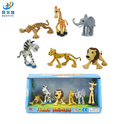 玩具动物玩具动物仿真模型家园儿童实心跨境益智恐龙森林卡通