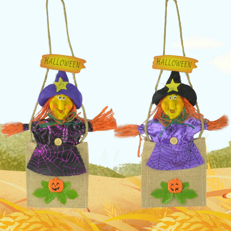 万圣节装饰品幼儿园活动礼品儿童道具可爱玩偶创意南瓜挂件
