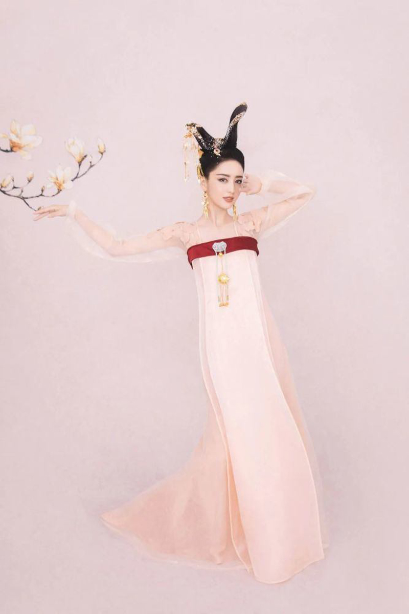 佟丽娅芒种丽人行古典舞蹈服装女飘逸古装仙女中国风扇子舞演出服