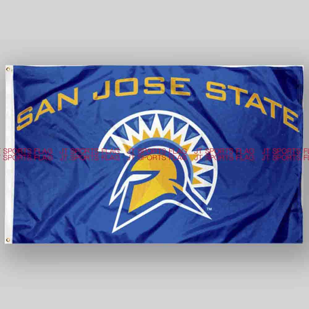 NCAA圣何塞州斯巴达旗帜队旗定做San Jose State Spartans Flag