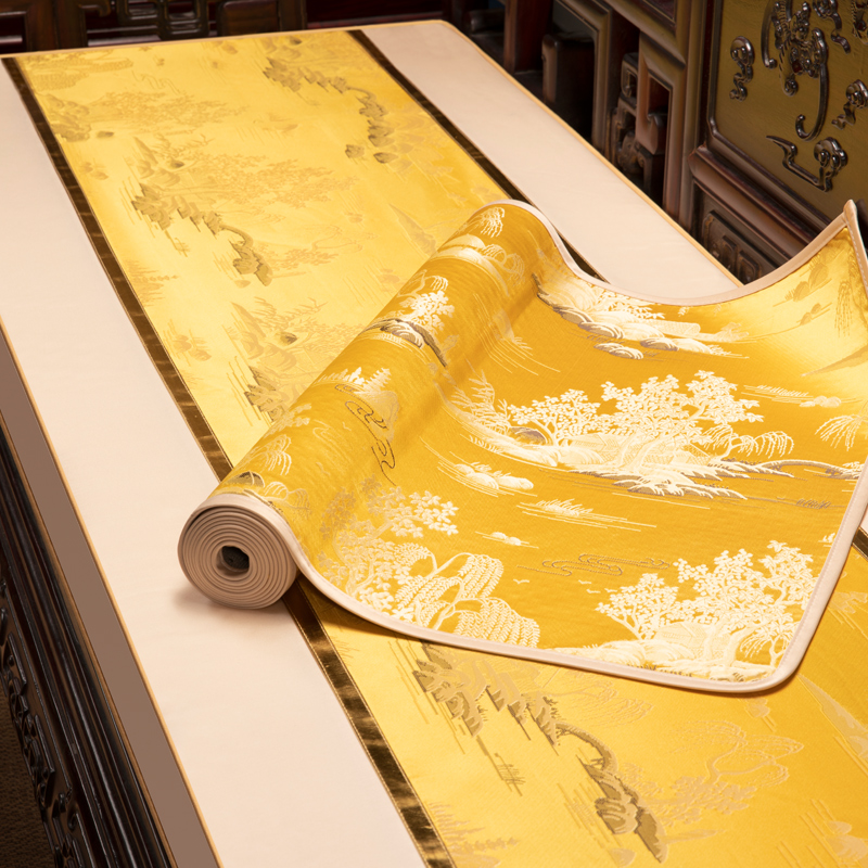 新中式红木沙发巾实木家具保护垫盖布四季通用沙发巾尺寸防滑定制