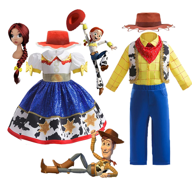 迪士尼cosplay服装儿童玩具总动员衣服迪士尼男童装扮演出服女孩