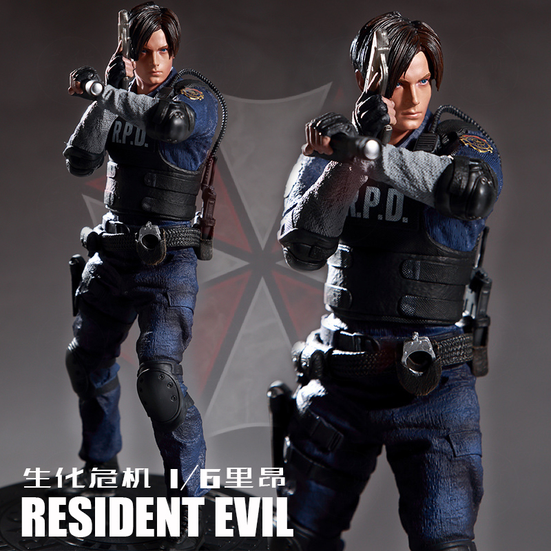 国产 Resident Evil生化危机2 里昂 手办1/6模型游戏摆件雕像周边