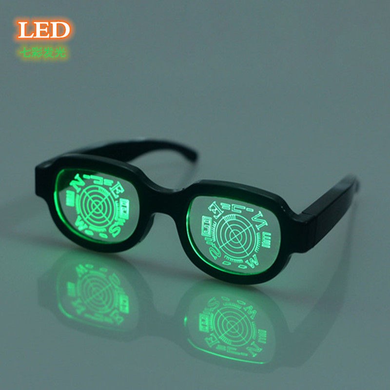 柯南同款发光眼镜墨镜反光镜面中二名侦探柯南的追踪眼镜二次元