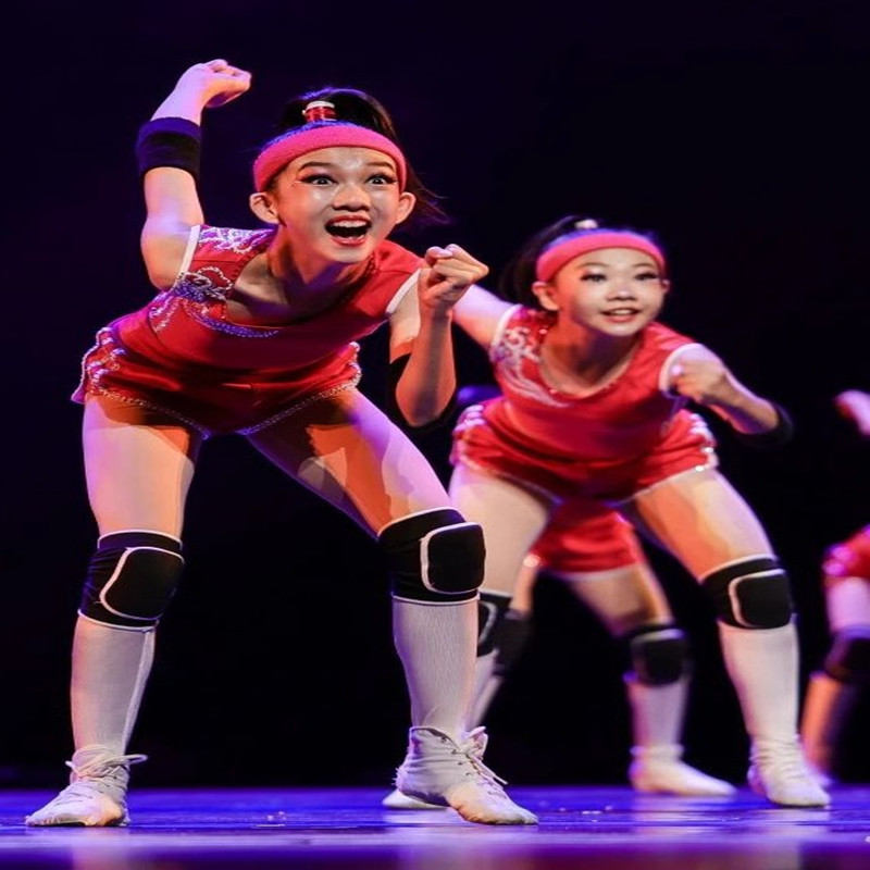 第十二届小荷风采舞蹈就是不服气排球舞蹈表演服儿童女排球演出服