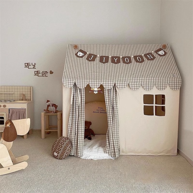 ins韩国儿童帐篷室内男孩女孩公主玩具小房子家用宝宝游戏屋城堡