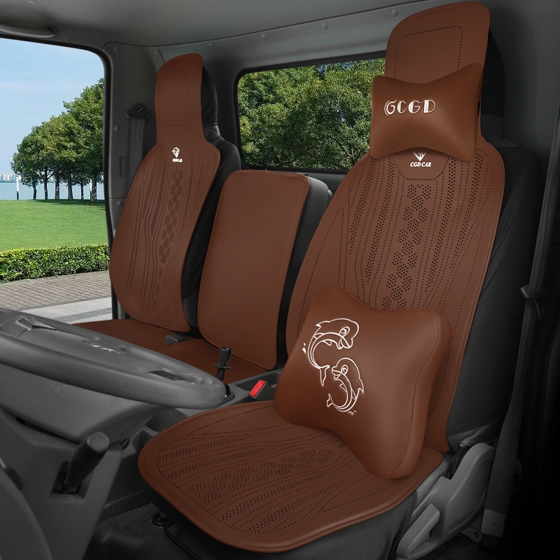 比亚迪T4电动微卡单排电动轻卡货车座套夏季皮革坐垫透气凉席座垫