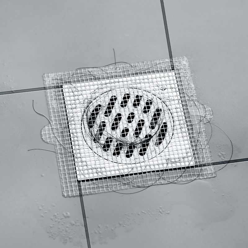 一次性地漏滤网下水道过滤网淋浴房地漏贴阻隔毛发卫生间拦头发贴