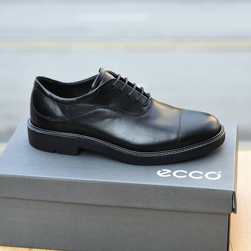 ECCO爱步男士牛津鞋 新款真皮商务三接头皮鞋男款 都市伦敦525684