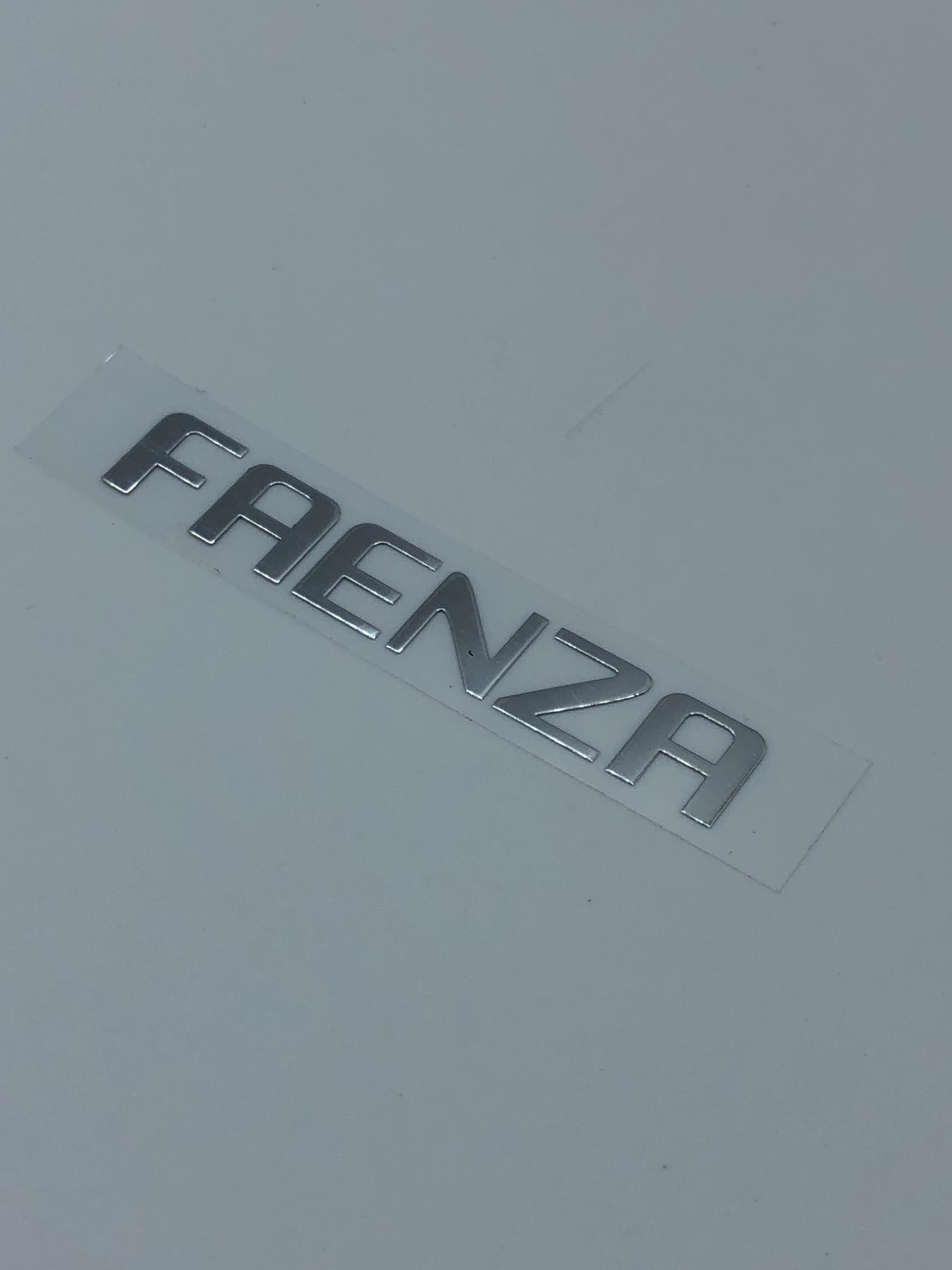 纯镍金属带背胶法恩莎FAENZA标贴卫浴橱柜标转印贴logo标签贴