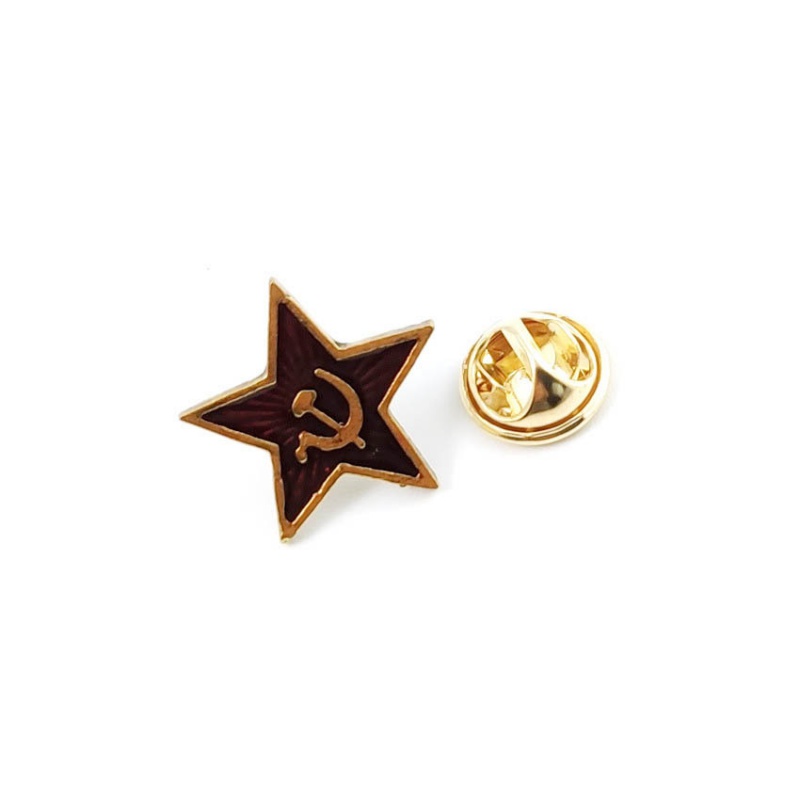 锤子镰刀共产主义胸针苏联徽章和符号胸针苏联马克思主义标志微章