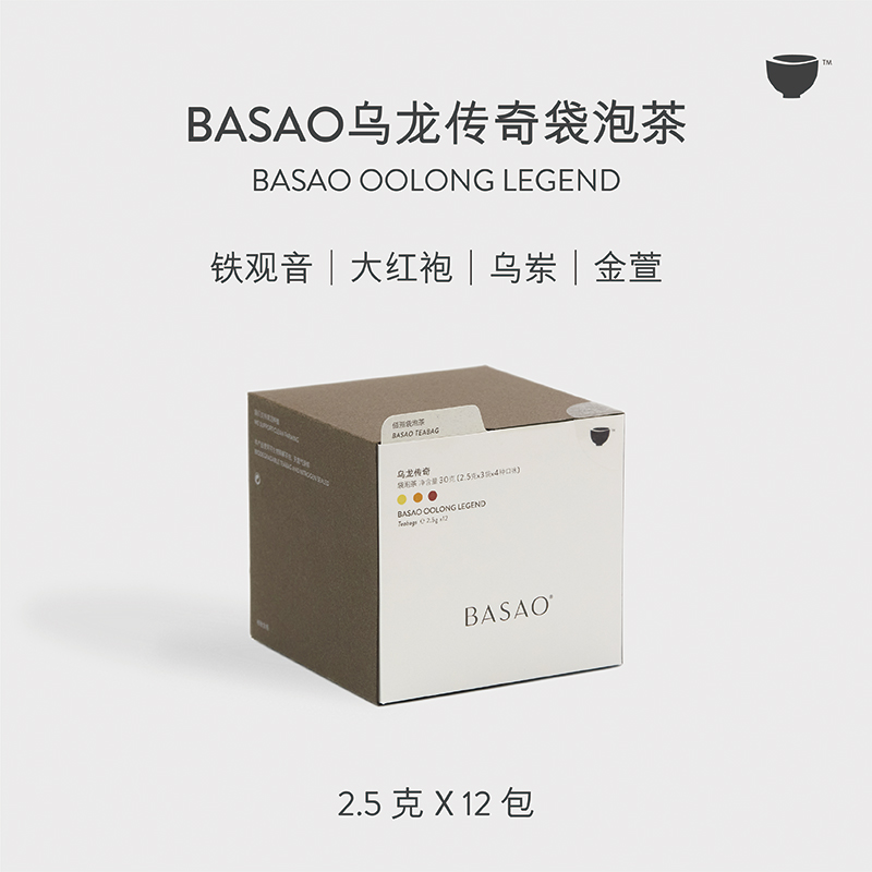 BASAO佰朔乌龙传奇4味乌龙茶包袋泡茶12包（生产日期2021年2月）