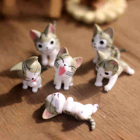 新款盲袋盲盒起司猫摆件甜甜私房猫模型日本可爱猫咪玩偶公仔手s8