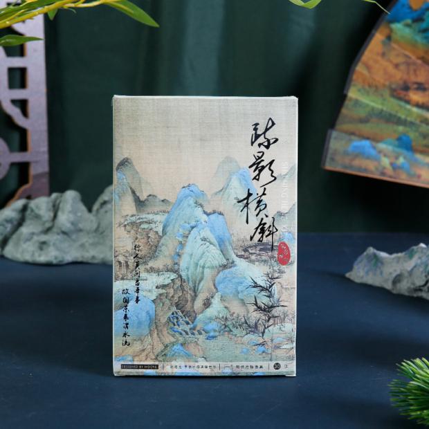 中国古代名画明信片复古水墨山水人物画唯美装饰礼物贺卡留言卡片
