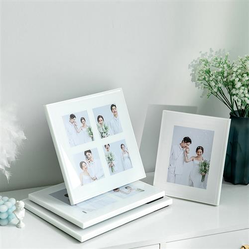韩式婚纱照定制创意多宫格相框摆台高级感桌摆结婚洗照片制作10寸