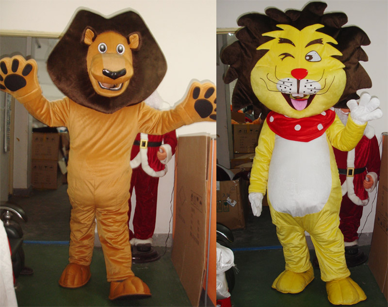 狮子人偶服装可爱辛巴动物行走卡通cos头套道具玩偶服马达加斯加