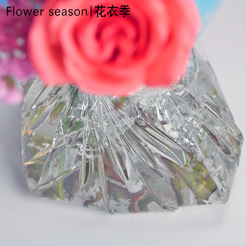 花衣季鲜花花束防水透明保水玻璃纸银光锡纸苹果礼品包装用品材料