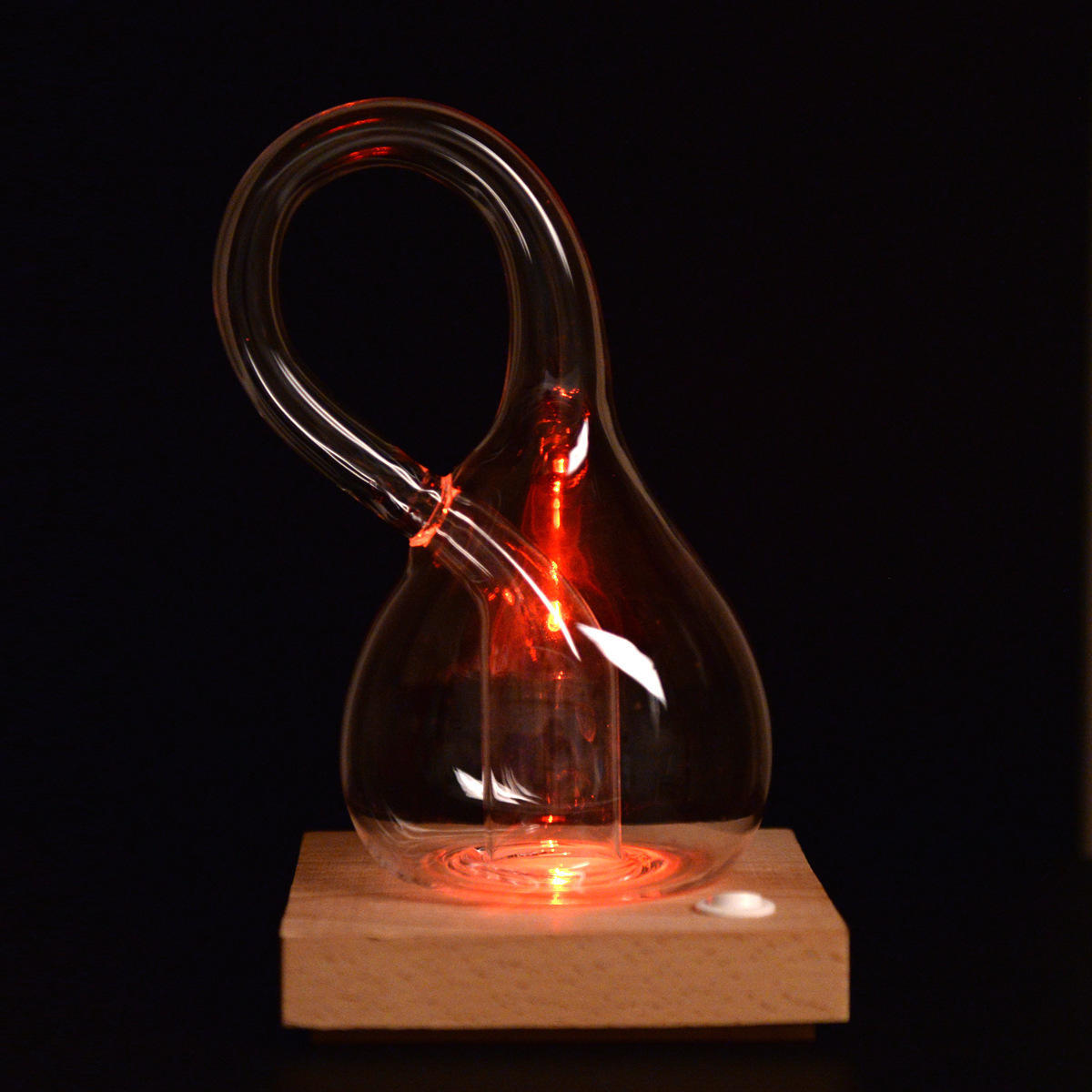 克莱因瓶四维空间摆件科学教学摆件模型透明玻璃装不满水的瓶子