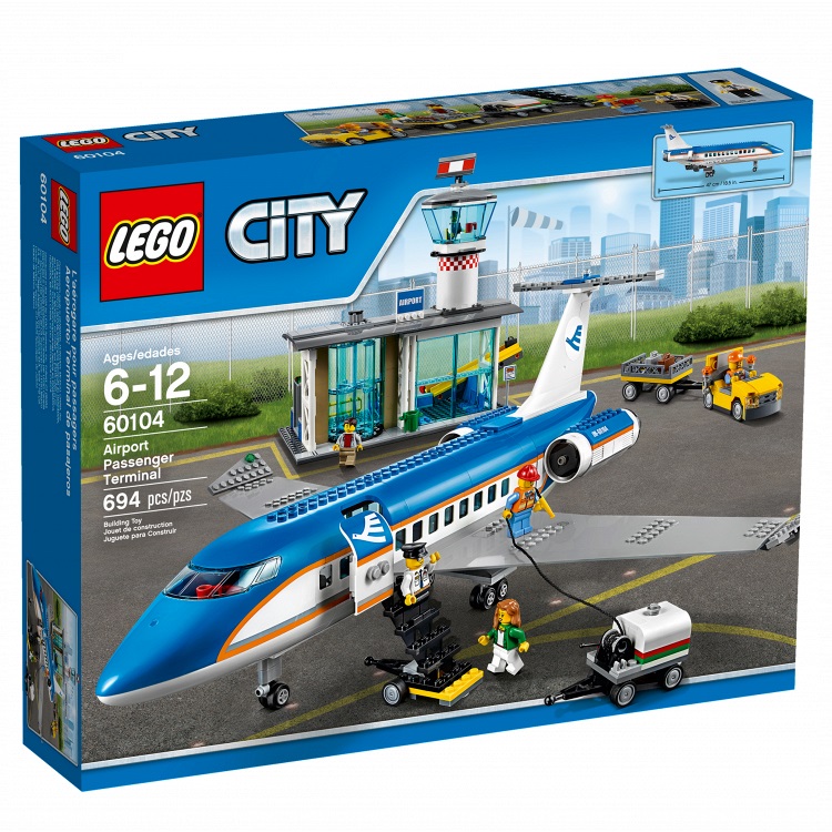 乐高LEGO 60104城市系列 机场乘客2016款儿童智力玩具收藏