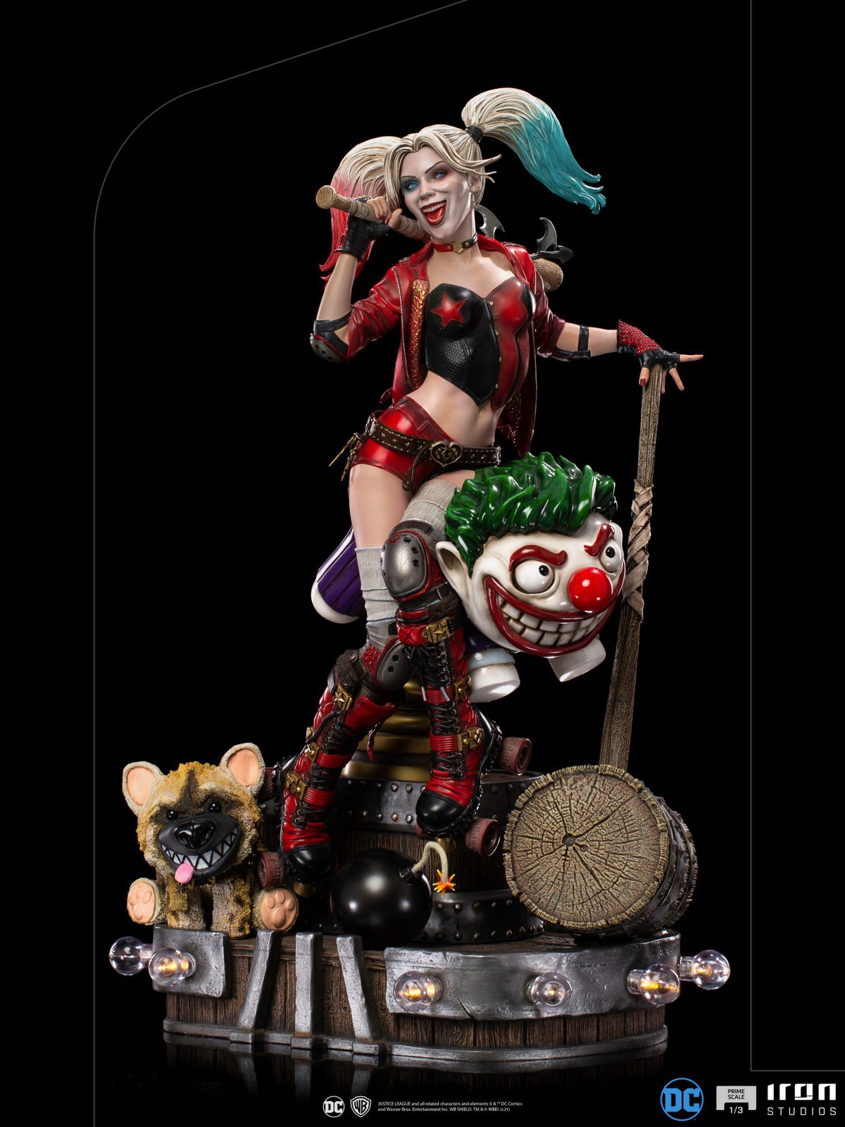 【现货】巴西厂 Iron Studios 1/3 DC漫画 小丑女 哈莉奎恩 雕像