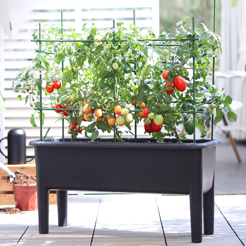 阳台种菜专用盆高脚长方形家庭种菜神器楼顶草莓蔬菜盆栽种植箱