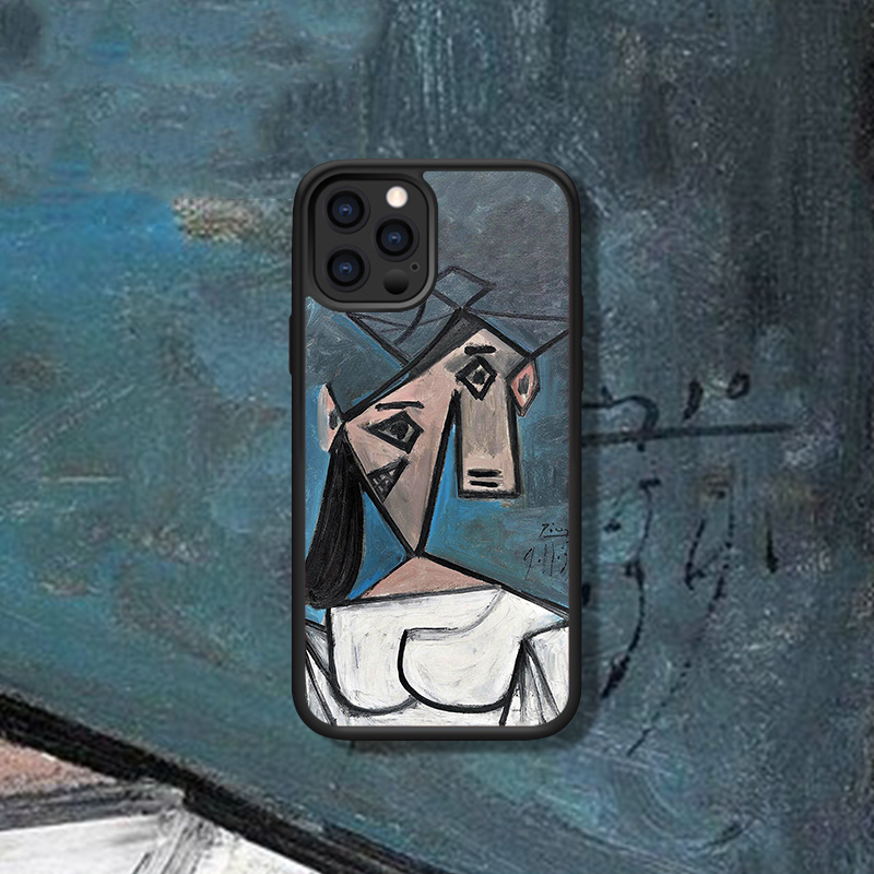 毕加索女人画像适用iPhone13/14Pro MAX个性艺术苹果11防摔手机壳华为OPPO小米OPPO