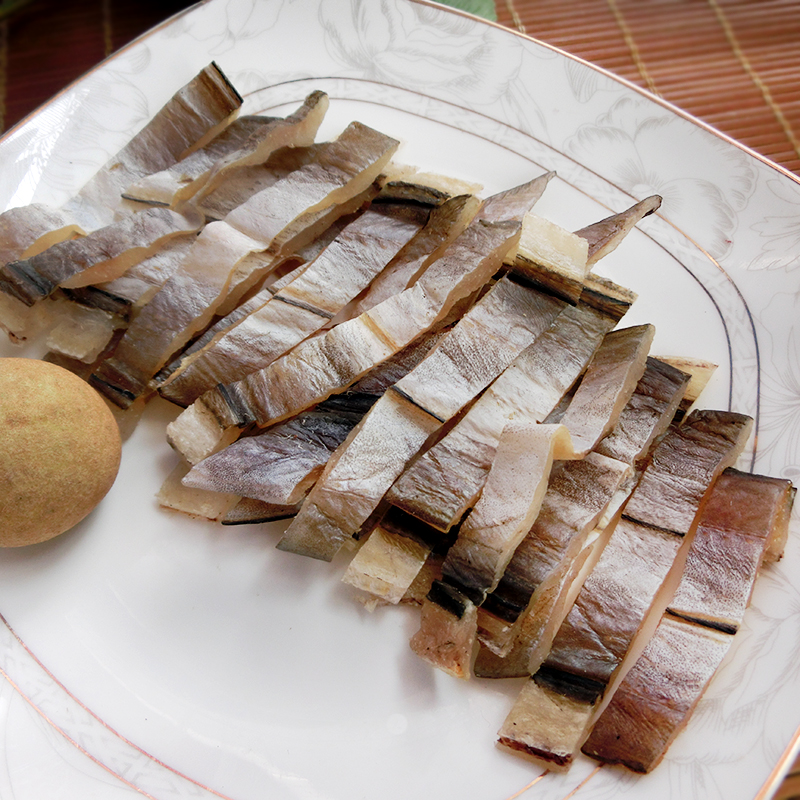 台州温岭特产海鲜干货鳗鱼干东海淡鳗鱼新鲜现晒鳗鱼片美食小吃