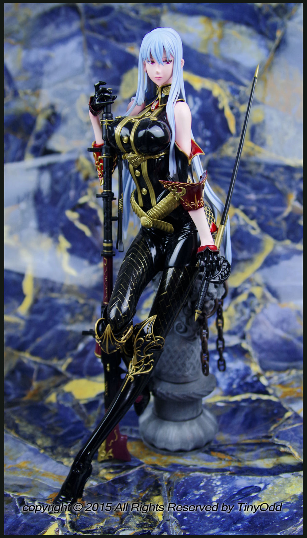 MOMOWU原版 军服赛姐 塞露贝利亚 战场的女武神 布蕾斯 GK完成品