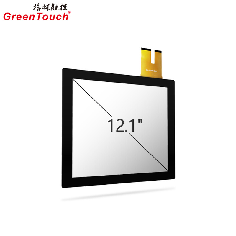 【】12.1寸投射式电容屏 G G结构触摸屏 USB接口10点触控