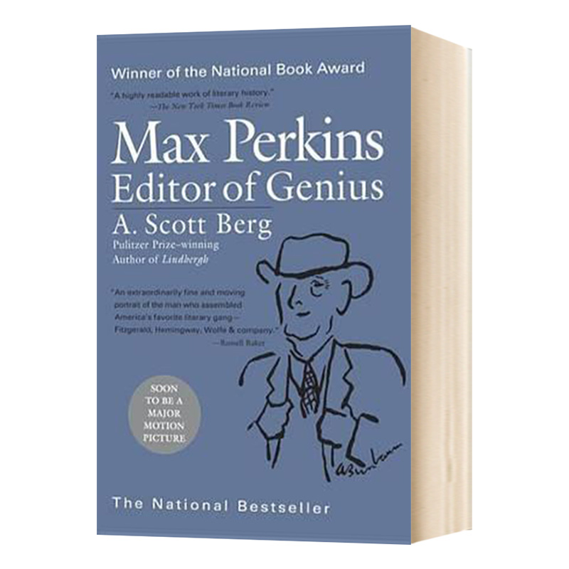 天才的编辑 麦克斯珀金斯传Max Perkins Editor of Genius  英文原版人物传记 天才捕手电影原著 科林费斯 妮可基德曼 英文版书籍