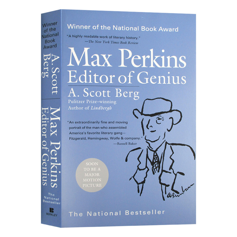 天才的编辑 麦克斯珀金斯传 英文原版人物传记 Max Perkins Editor of Genius 天才捕手电影原著 科林费斯 妮可基德曼 英文版书籍