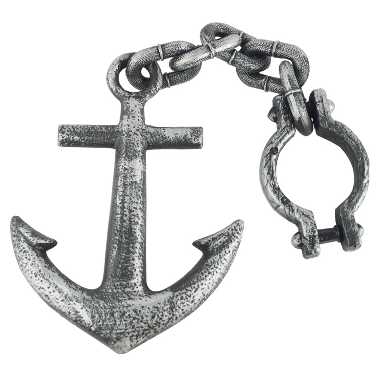 万圣节武器装备道具海盗道具海盗钩子链条船锚锁链场地装饰布置用