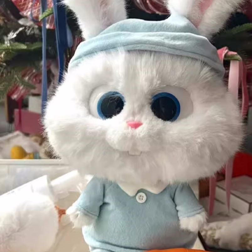 兔子老大玩偶小白公仔毛绒玩具爱宠大机密娃娃送女生日礼物情人节