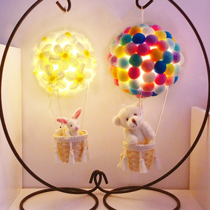 「昨儿个」热气球DIY手工材料包生日礼物房间装饰小夜灯520情人节