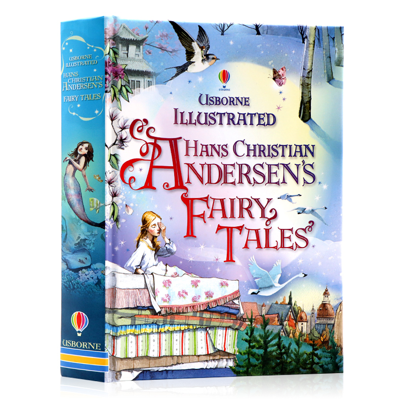 安徒生童话故事精装 英文原版绘本Usborne Hans Christian Andersen's Fairy Tales 12个故事合集 全彩插画版  经典童话图画故事书