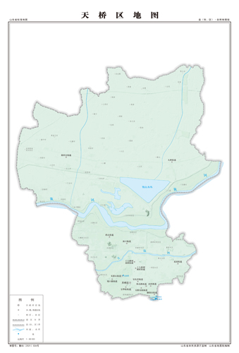 天桥区地图地形地势水系河流行政区划湖泊交通旅游铁路山峰卫星村