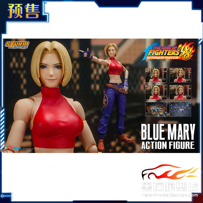预售 Storm Toys SKKF05 1/12 拳皇98 Blue Mary 蓝玛丽 可动人偶