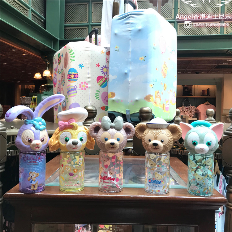 香港迪士尼达菲熊画家猫小东尼星黛露兔子卡通水壶可爱儿童温水杯